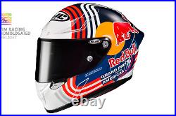 HJC RPHA 1 Red Bull Austin Gp White Blue Mc21Sf Full Face Helmet Motorcycle H