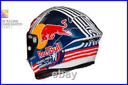HJC RPHA 1 Red Bull Austin Gp White Blue Mc21Sf Full Face Helmet Motorcycle H