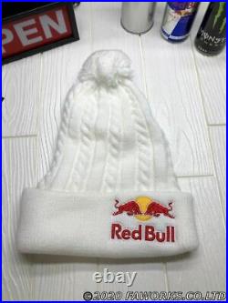Hat Red Bull Knit Athlete sale Supplied Free Size RARE white Shipping from Japan