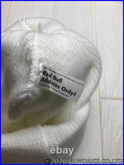 Hat Red Bull Knit Athlete sale Supplied Free Size RARE white Shipping from Japan