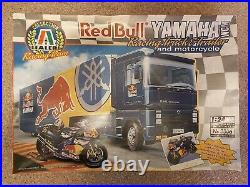 Italeri 1/24 Red Bull Yamaha Truck And Trailer