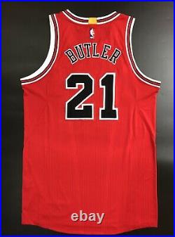 Jimmy Butler Chicago Bulls Team Issued Pro Cut Rev 30 Jordan Authentic Jersey