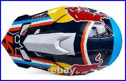 Kini Red Bull Competition Motocross Helmet V 2.3 Navy Orange White MD (58-59cm)