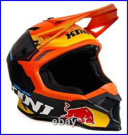 Kini Red Bull Flash off-road Helmet Navy Orange White MD (57-58cm) MX Helmet