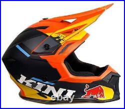 Kini Red Bull Flash off-road Helmet Navy Orange White MD (57-58cm) MX Helmet