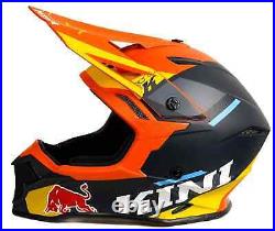 Kini Red Bull Flash off-road Helmet Navy Orange White MD (57-58cm) MX Helmet