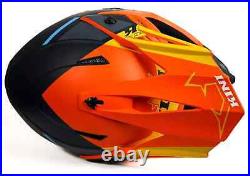 Kini Red Bull Flash off-road Helmet Navy Orange White MD (57-58cm) MX Helmet