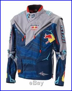 Ktm Kini-red Bull Competition Jacket Grey/blue MX Enduro Was $239.99 Now $199.99