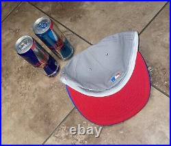 Los Angeles Angels 40TH Anniversary Exclusive New Era Fitted Size 7 1/8 Red Bull