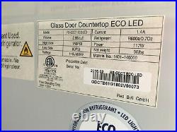 Lot of 4 Red Bull Glass Door Countertop ECO LED Display Refrigerators NEW