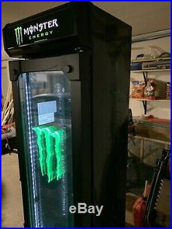 MONSTER ENERGY DRINK Fridge Cooler Refrigerator Red Bull ROCKSTAR Man Cave Bar
