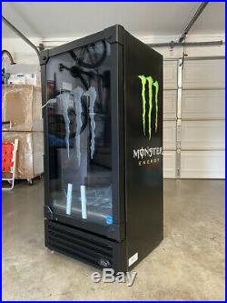 MONSTER ENERGY DRINK LED GCG-10F Fridge Cooler Refrigerator Red Bull ROCKSTAR