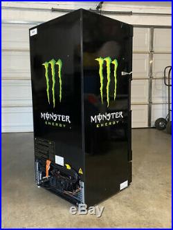 MONSTER ENERGY DRINK LED GCG-10F Fridge Cooler Refrigerator Red Bull ROCKSTAR