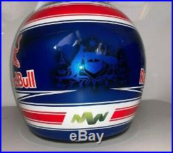 Mark Webber (Australia) signed 2010 F1 Helmet (11 Scale) + COA/Photo Proof