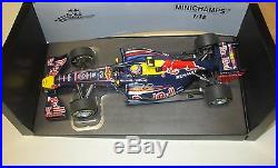 Mark Webber hand signed Model F1 Red Bull car (12 scale) + COA and photo proof