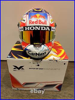 Max Verstappen 2021 Dutch GP 1/2 Mini Helmet Red Bull F1 WORLD CHAMPION 12 New