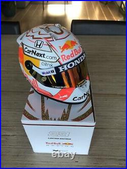Max Verstappen 2021 Helmet 12 F1 Red bull Limited Edition WORLD CHAMPION