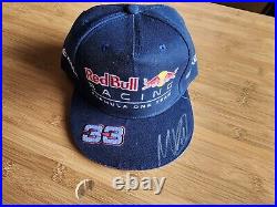 Max Verstappen Autographed Red Bull Formula 1 Puma Cap