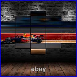Max Verstappen F1 Red Bull Racing 5 Piece Canvas Home Decor Wall Art Decor