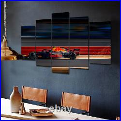 Max Verstappen F1 Red Bull Racing 5 Piece Canvas Home Decor Wall Art Decor