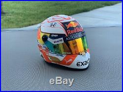 Max Verstappen Helmet 2019 White Half Scale 1/2 F1 Red Bull Racing