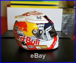 Max Verstappen Mini Helmet Esc. 1/2 F1 Red Bull Season 2019