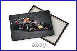 Max Verstappen Red Bull Formula 1 Canvas Print Poster Wall Art Painting Decor