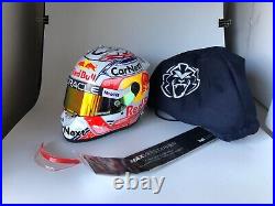 Max Verstappen USA GP 2022 F1 NO. 1 Red bull 12 Helmet BRAND NEW! Austin