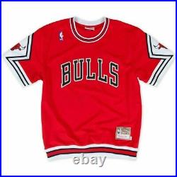 Mens Mitchell & Ness NBA Authentic Shooting Shirt Bulls