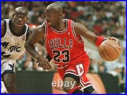 Michael Jordan #23 Chicago Bulls Red Last Dance Men's MEDIUM Jersey NEW