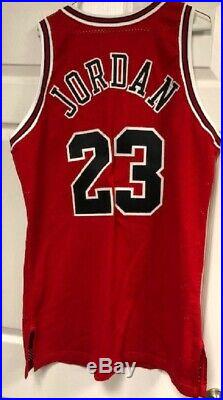 Michael Jordan Red Bull Jersey Authentic Pro Cut By Champion 96/97 New