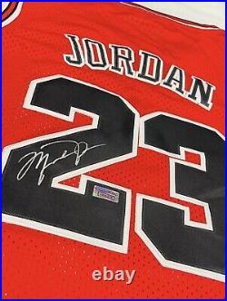 Michael Jordan Signed Chicago Bulls Jersey MJ #23 GOAT AUTO BULLS RED COA NWT