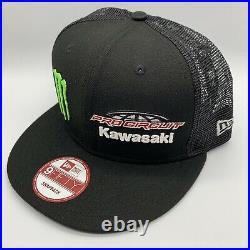 Monster Energy Pro Circuit Kawasaki 9Fifty New Era Trucker Hat Snapback Redbull