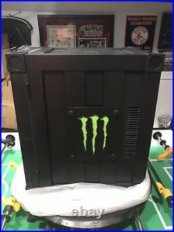Monster Energy Thermoelectric Cooler Mini Fridge Holds 18 Cans New Box Red Bull