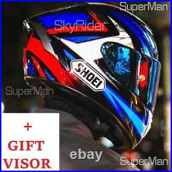 Mote GP SHOEI X14 X-Spirit 3 Motorcycle Full Face Helmet Red Bull Marc Marquez 3