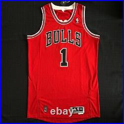 NBA AUTHENTIC Derrick Rose Chicago Bulls Adidas Rev 30 MESH jersey NWT pro cut