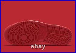 NEW Air Jordan 1 Low (GS) Size 3.5Y/WMNS 5 White/Gym Red-Black 553560-163