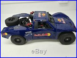 NEW Custom Red Bull Losi 1/10 Baja Rey 4wd Desert Truck Brushless ARTR Add Radio