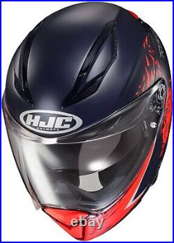 NEW HJC F70 Full Face Motorcycle Helmet Blue/Red Spielberg Red Bull Ring Large