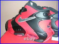 NEW NIKE AIR UP 14 MEN SZ 10 11 Black/Red/Silver 630929-002 Penny Pippen Bulls