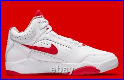 NEW Nike Air Flight Lite Mid White Red Scottie Pippen Chicago Bulls DS WithRec