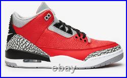 NEW Nike Air Jordan 3 III SE Fire Red Cement Grey Black Bulls 100% NIB DS WithRec
