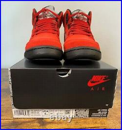 NEW Nike Air Jordan 5 Retro Raging Bull Red 440888 600 GS Size 4 Women's 5.5
