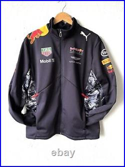 NEW Puma Red Bull Racing Team 2017 Formula 1 F1 Softshell Jacket Mens LARGE Zip