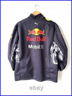 NEW Puma Red Bull Racing Team 2017 Formula 1 F1 Softshell Jacket Mens LARGE Zip