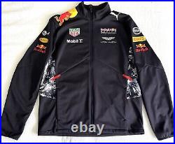 NEW Puma Red Bull Racing Team 2017 Formula 1 F1 Softshell Jacket Mens LARGE Zip