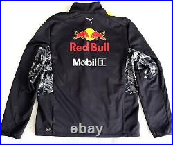 NEW Puma Red Bull Racing Team 2017 Formula 1 F1 Softshell Jacket Mens LARGE Zip