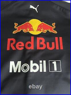 NEW Puma Red Bull Racing Team 2017 Formula 1 F1 Softshell Jacket Mens LARGE Zip