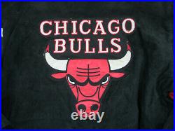NEW VINTAGE Chicago Bulls Jacket Adult Medium Red Black Basketball Mens 90s