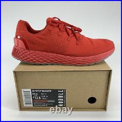 NOBULL Ripstop runner shoes Red Grey Size Mens 12 / Women's 13.5 RSRRDDKRDGRY12